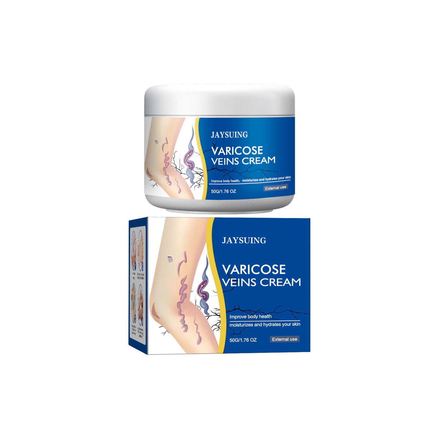 Leg Vein Repair Cream Varicose Massage Earthworm Legs